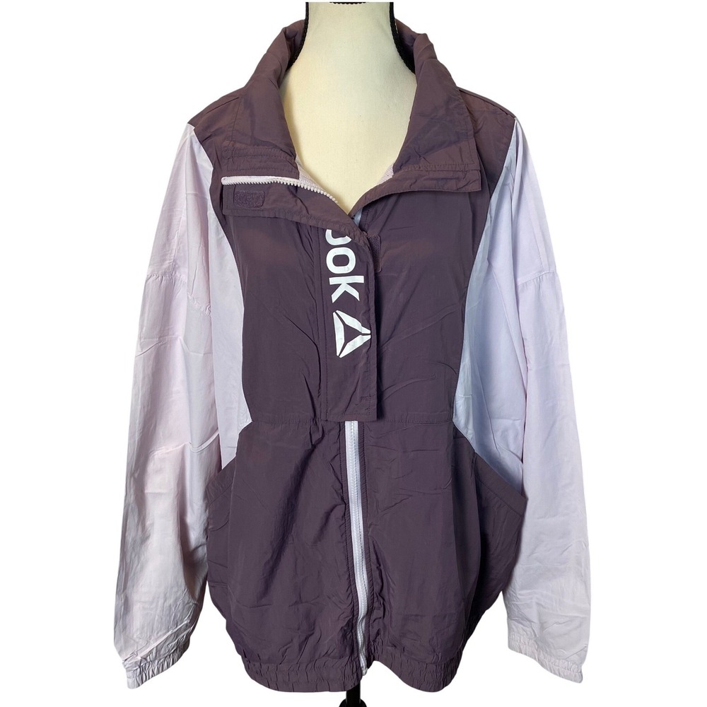 Reebok Focus Track Jacket Women's Size XXXL Lightweight Windbreaker Activewear